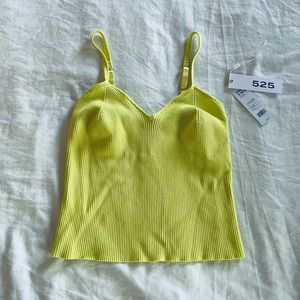 BORN IN BKLYN 525 American Ribbed Knit Tank Top M